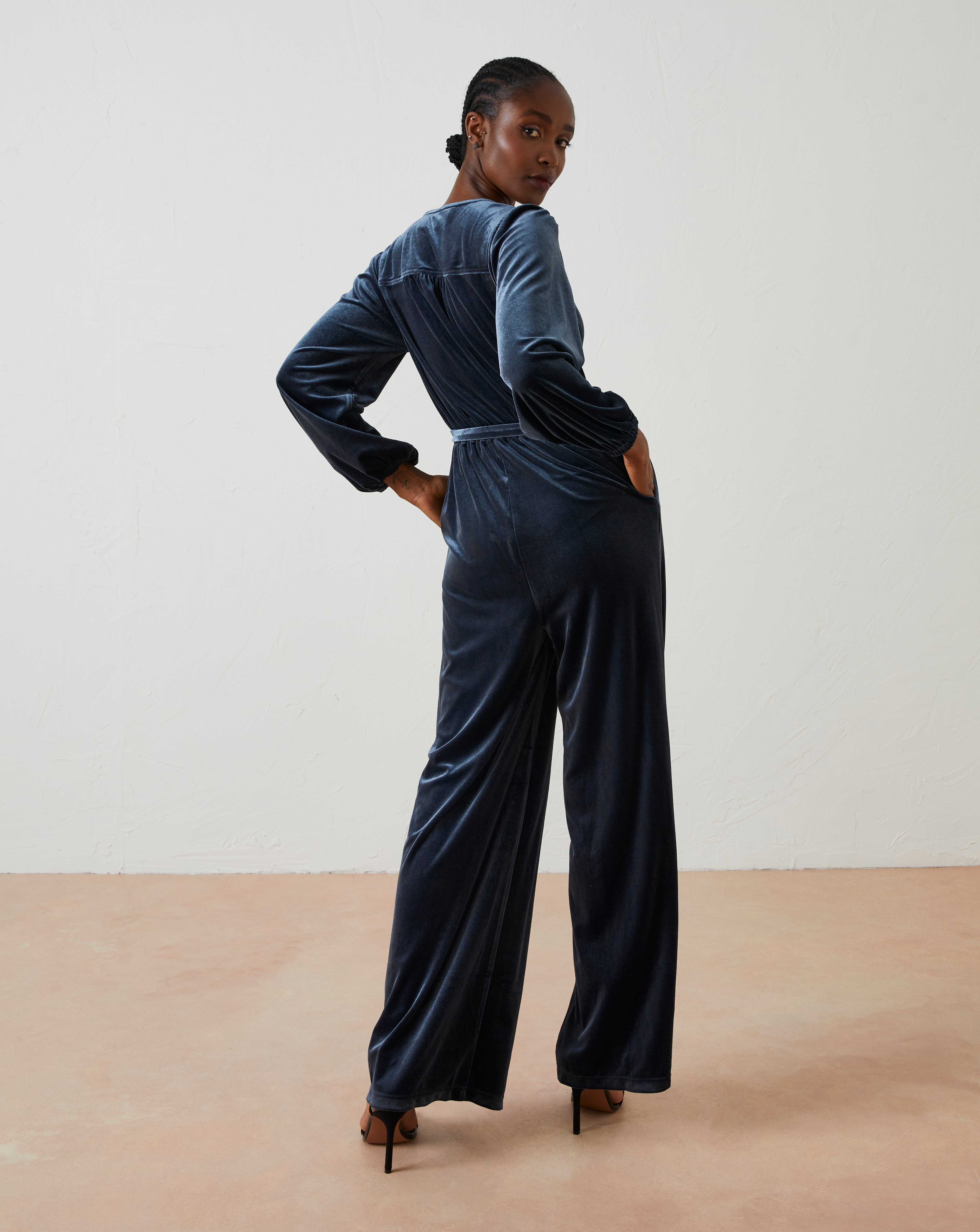 FatFace Velvet Jumpsuit | JD Williams