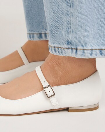 Emilie Mary Jane Stretch Ballerina Shoes Wide E Fit Simply Comfort