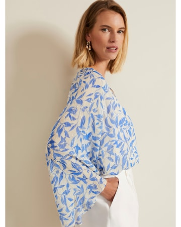 Phase Eight Simi Leaf Filcoupe Blouse