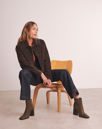 Anthology Chocolate Suede Trucker Jacket