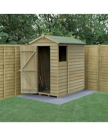4LIFE Apex Shed 4x6 - Single Door - 1 Window (Home Delivery)