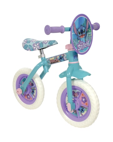 Disney Stitch 2 in 1 10 Inch Training Bike