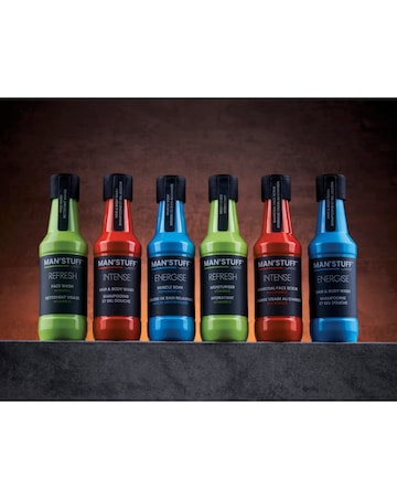 Man Stuff 6 Pack Bath and Face Gift set