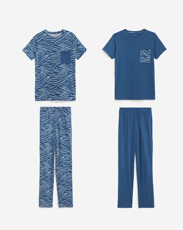 JD Williams (2 Pack) Value Pyjama Sets Zebra Print