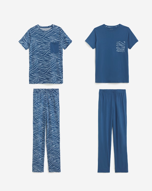 JD Williams (2 Pack) Value Pyjama Sets Zebra Print