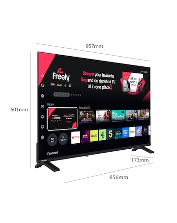 Toshiba 43UV1563DB 43in 4k Ultra HD Smart TV with Freely