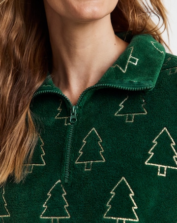 Pretty Secrets Christmas Quarter Zip Fleece Twosie