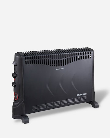 Russell Hobbs 2kW Black Convection Heater with Timer