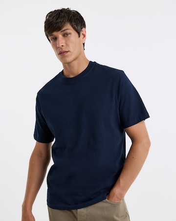 Pure Cotton T-Shirt- Navy