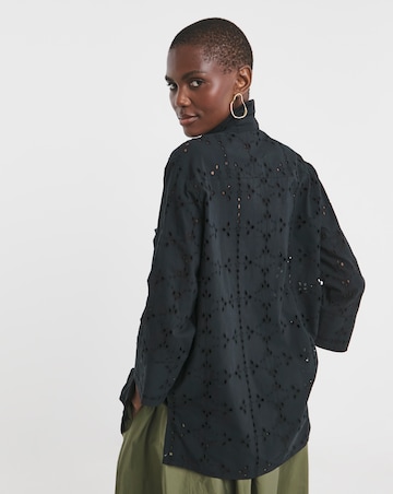 Pure Cotton Broderie Shirt