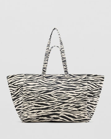 Mango Zebra Tote Bag