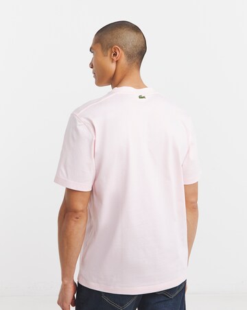 Lacoste Short Sleeve Croc Logo T-Shirt - Pink