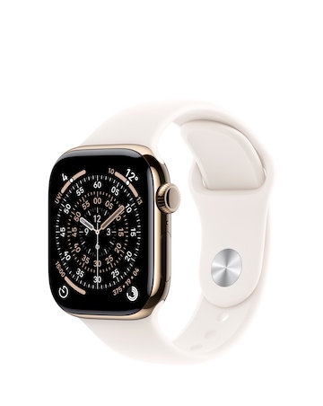 Apple Watch Series 11 GPS + Cellular 46mm - Light Blush Sport Band - S/M