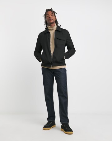 Long Sleeve Jersey Roll Neck Long Length- Taupe