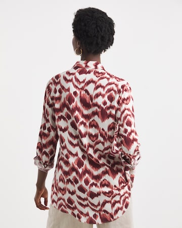 Dipped Back Long Sleeve Shirt