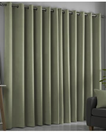Fusion Strata Light Filtering Eyelet Curtains
