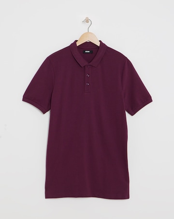 Pure Cotton Pique Polo Long