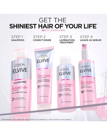 L'Oreal Paris Elvive Glycolic Gloss Leave-In Serum for Dull Porous Hair 200ml