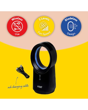 Russell Hobbs USB Bladeless Desk Fan