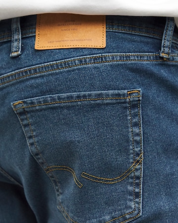 Jack & Jones Slim Tapered Fit Glenn Jeans in Mid Wash