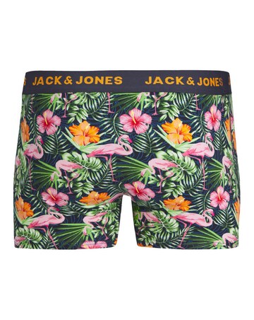 Jack & Jones Pink Flamingo Trunks 5 Pack