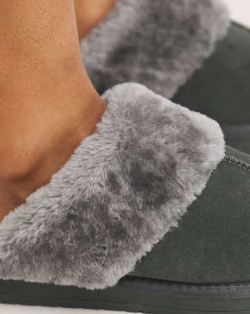 Albza Suede Closed Toe Slippers - Extra Wide Fit (EEE)