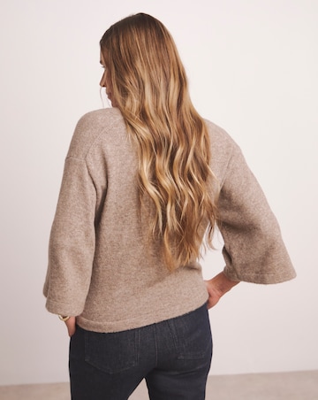 Anthology V Neck Half Sleeve Jumper