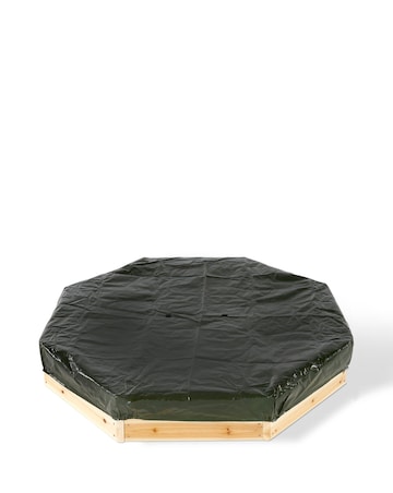 Plum Treasure Beach Wooden Sand Pit - Natural