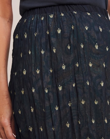 Julipa Printed Crinkle Reversible Skirt