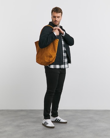 Jack & Jones Gingham Twill Shirt - White