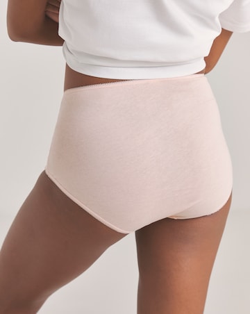 Pretty Secrets 4 Pack Blush Cotton Full Brief Knickers