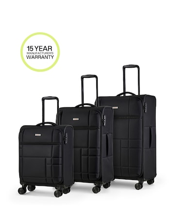 Rock Tokyo 3pc Suitcase Set