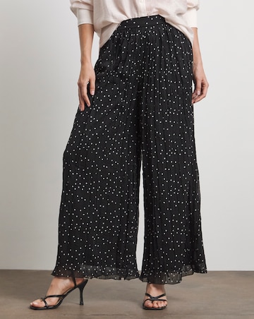 Joanna Hope Crinkle Wide Leg Trousers