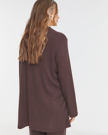 Chocolate Soft Touch Cardigan