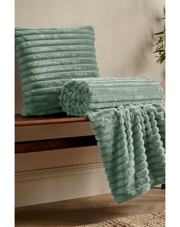 Catherine Lansfield Cosy Ribbed Cushion