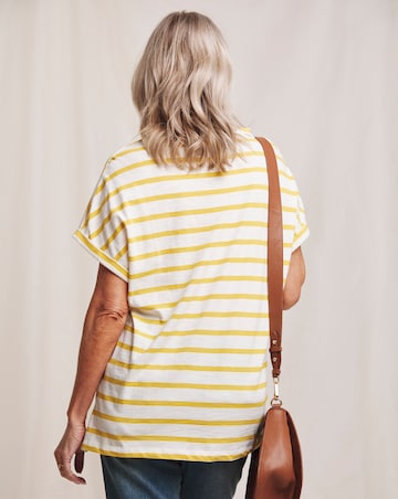 Julipa Embroidered Stripe T-Shirt