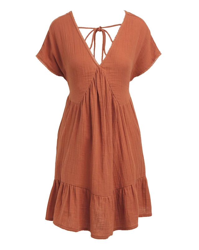 Cotton Mini Beach Dress