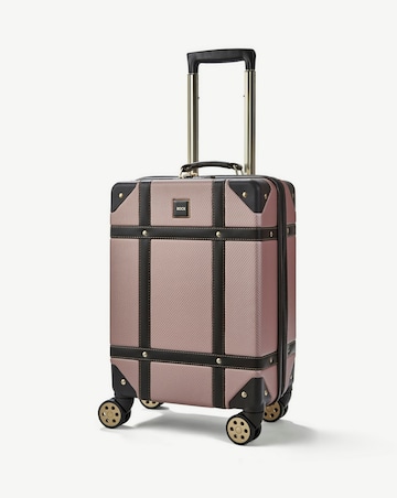 Rock Vintage Cabin Suitcase - Pink