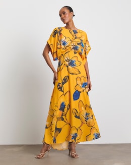 Joanna Hope Drape Sleeve Dress