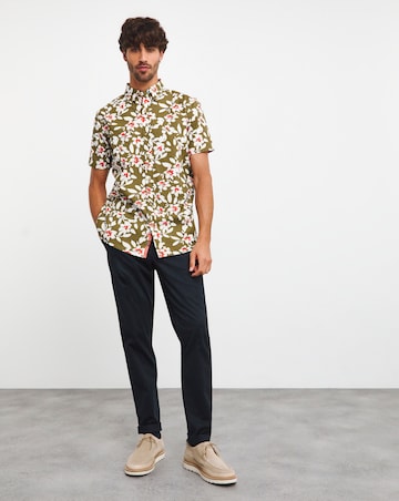 Joe Browns Floral Short Sleeve Shirt Long Length