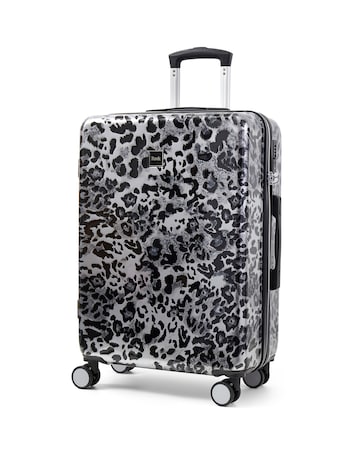 Rock Savannah Leopard Medium Suitcase