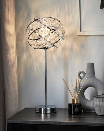 Twist Acrylic Table Lamp