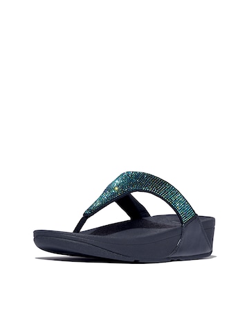 Fit Flop Lulu Crystal Toe-Post Sandals Standard Fit