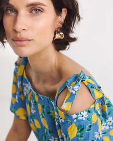 Textured Crinkle Tie Strap Jumpsuit