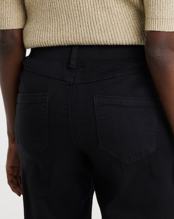 Black Stretch Wide Leg Jeggings