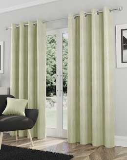 Goodwood Thermal Light Filtering Textured Embossed Eyelet Curtain