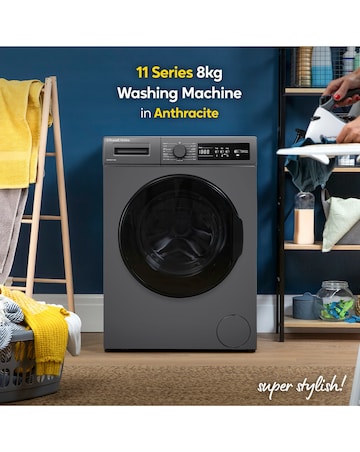 Russell Hobbs 8KG/1400RPM Washing Machine - Anthracite