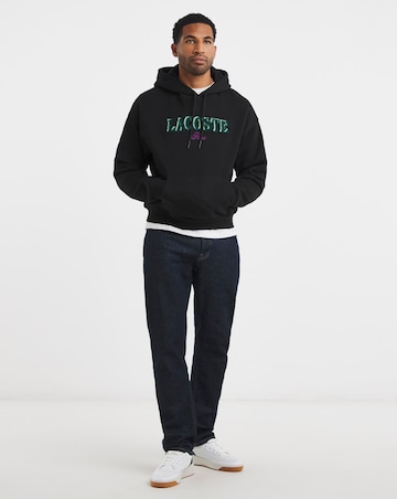 Lacoste Logo Hoodie - Black