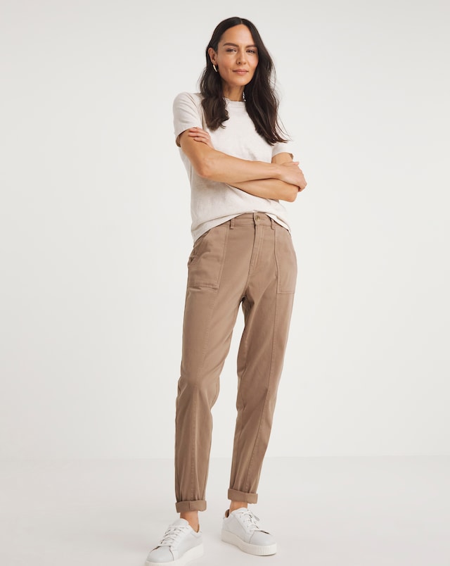 Stone Tapered Trouser