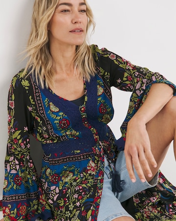 Joe Browns Marine Boho Crinkle Maxi Dress